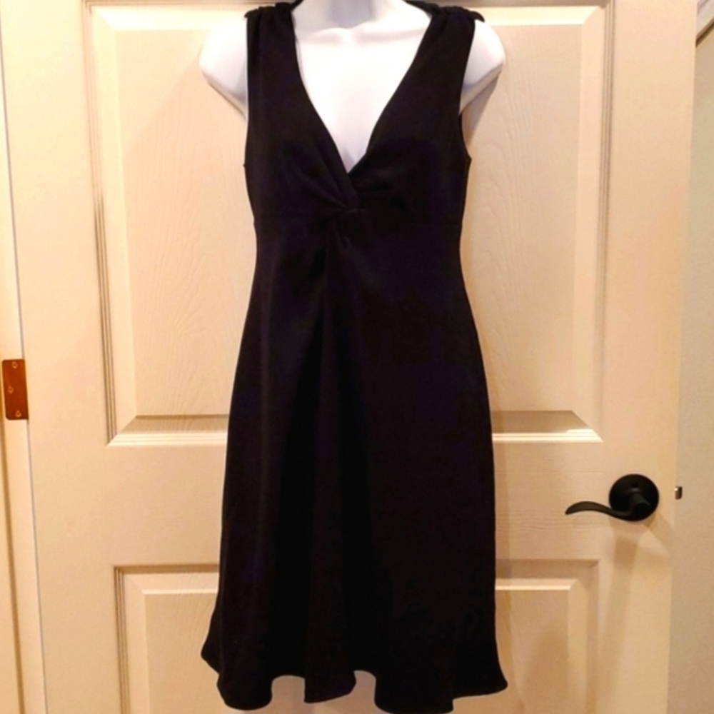 Banana Republic Black Midi Dress